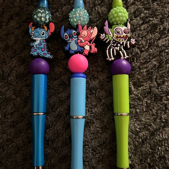 Hand Crafted Other - Stitch lover pens handcrafted by me: pick one 💙